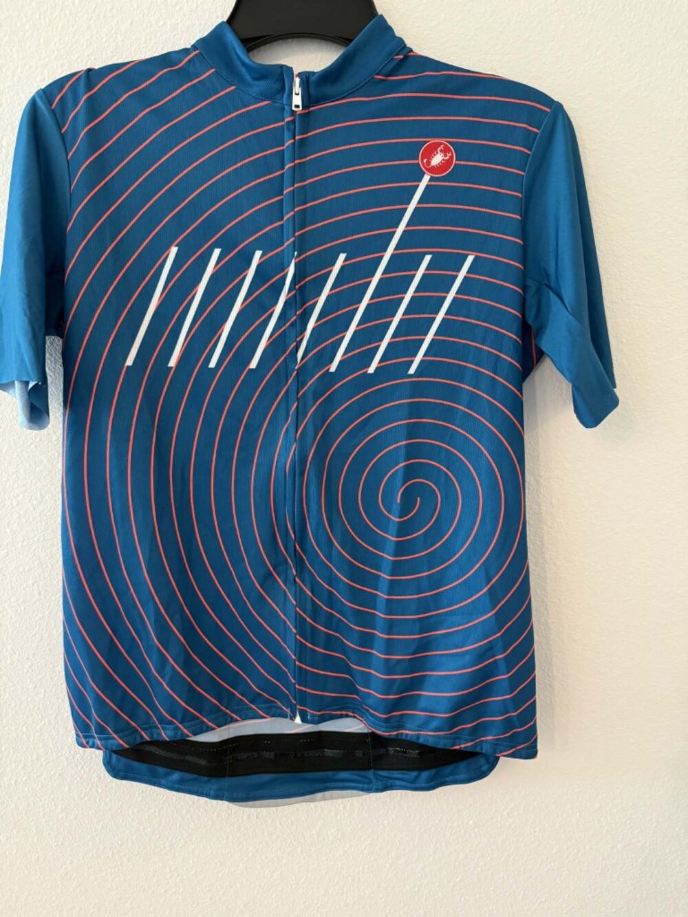 Castelli Ventata W Cycling Jersey Women’s XL Blue Coral Short Sleeve NWT